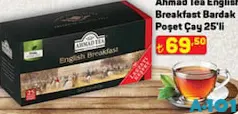 AHMAD TEA ENGLİSH BREAKFAST BARDAK POŞET ÇAY 25'Lİ
